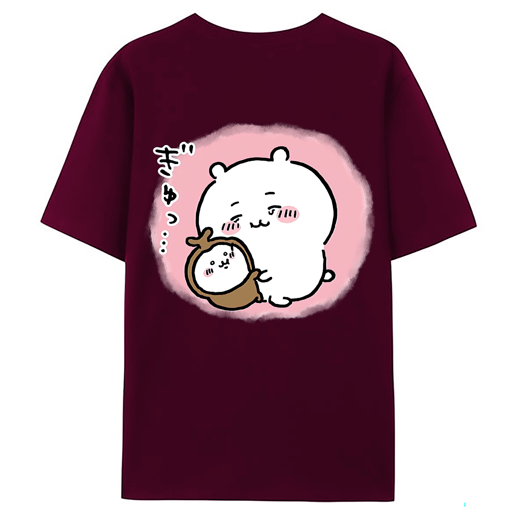 （画像用） ちいかわ ちいかわ Chii-kawa chiikawa レディース半袖Tシャツ(バックプリント)